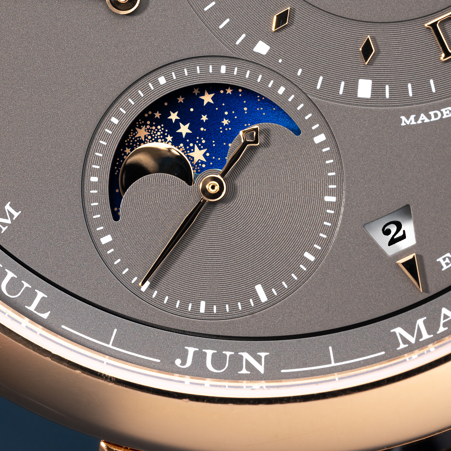Lange 1 Perpetual Calendar in Rose Gold with Grey Dial