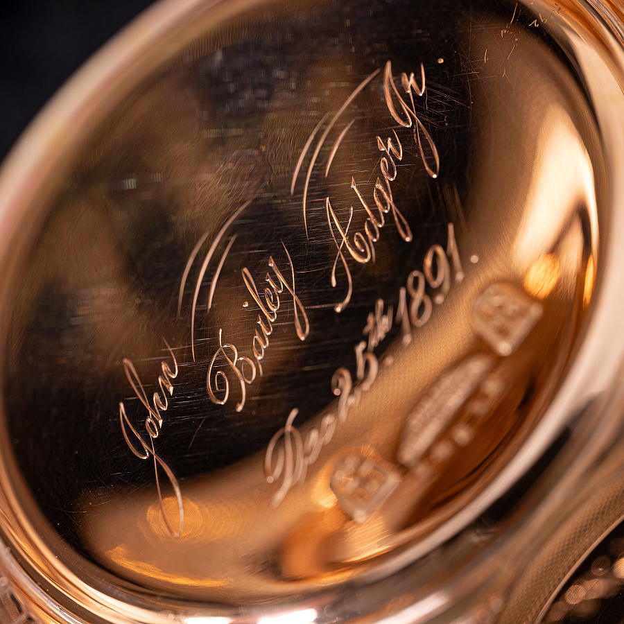 Gold Pocket Watch with Chronometre Movement