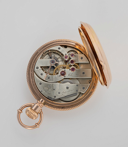 Gold Pocket Watch with Chronometre Movement