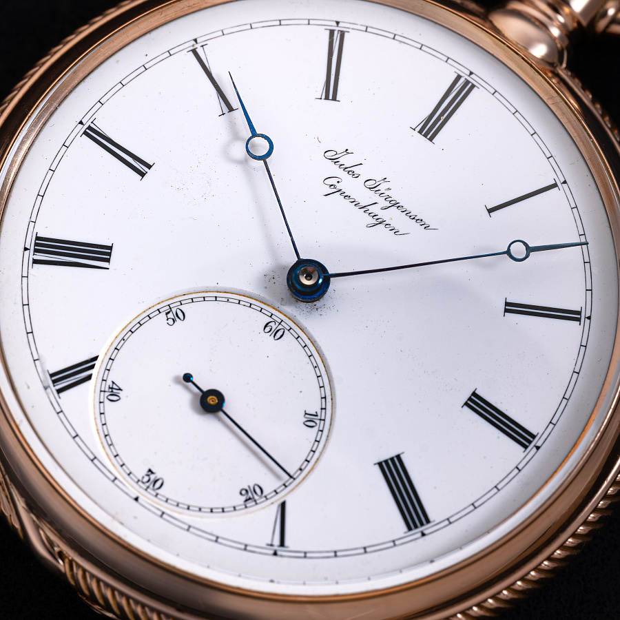 Gold Pocket Watch with Chronometre Movement