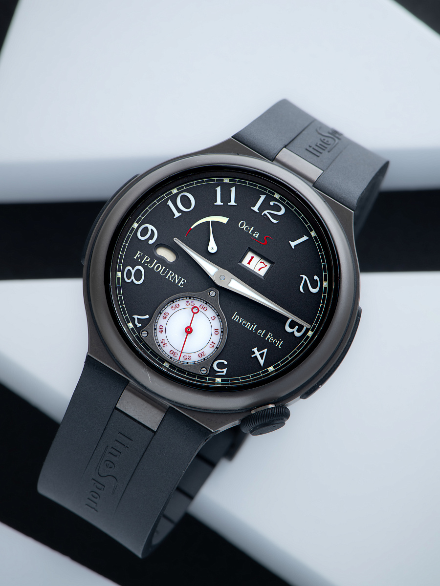 Octa Sport in Titanium after Service on a Long Strap