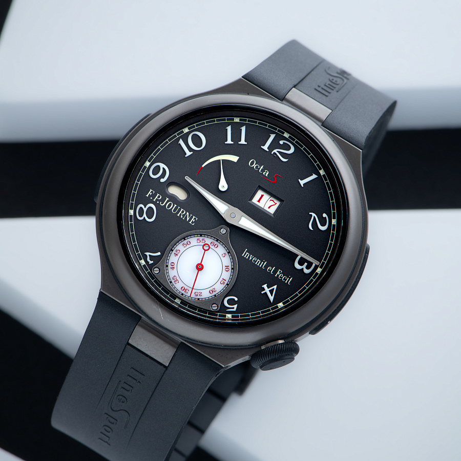 Octa Sport in Titanium after Service on a Long Strap