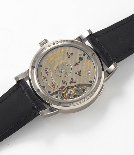 Lange 1 Soiree in White Gold with MOP Dial