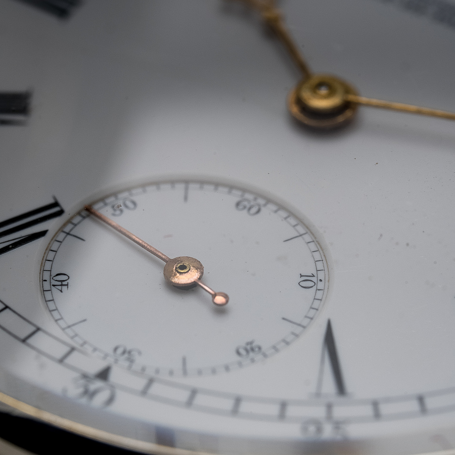 Silver Pocket Chronometre Watch