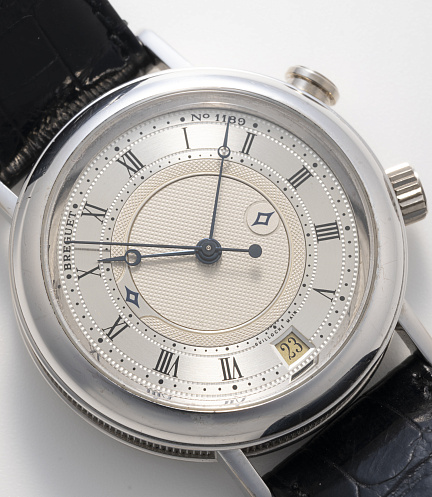 Classic Alarm in White Gold