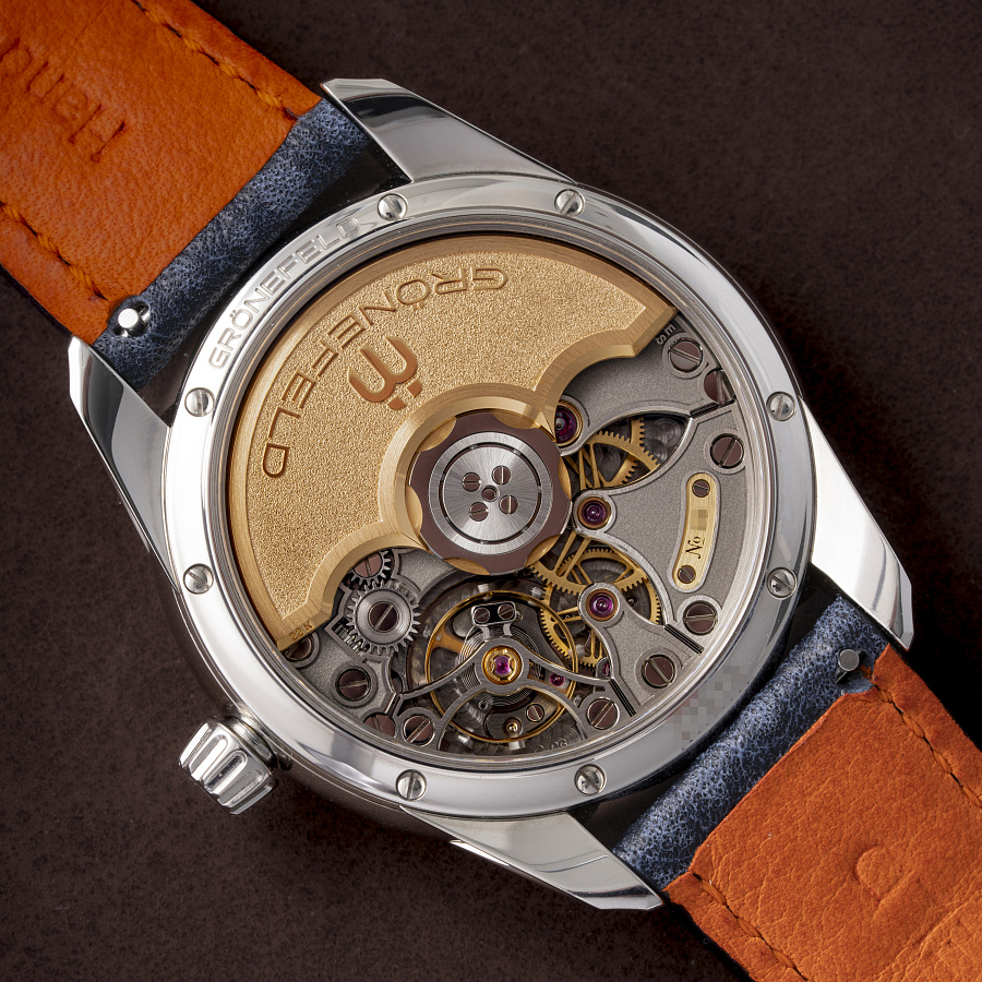 1941 Principia in Stainless Steel with Turquoise Dial															