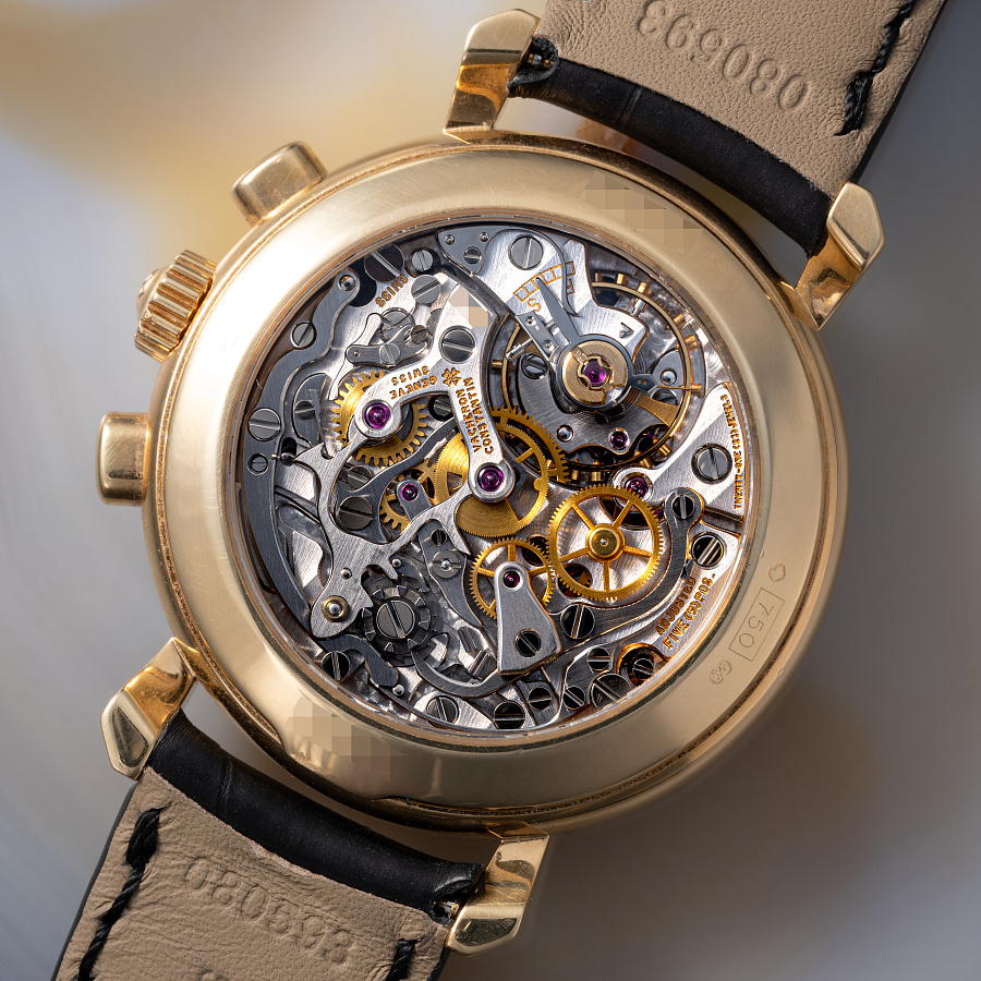 Historiques Chronograph in Yellow Gold with Black Dial