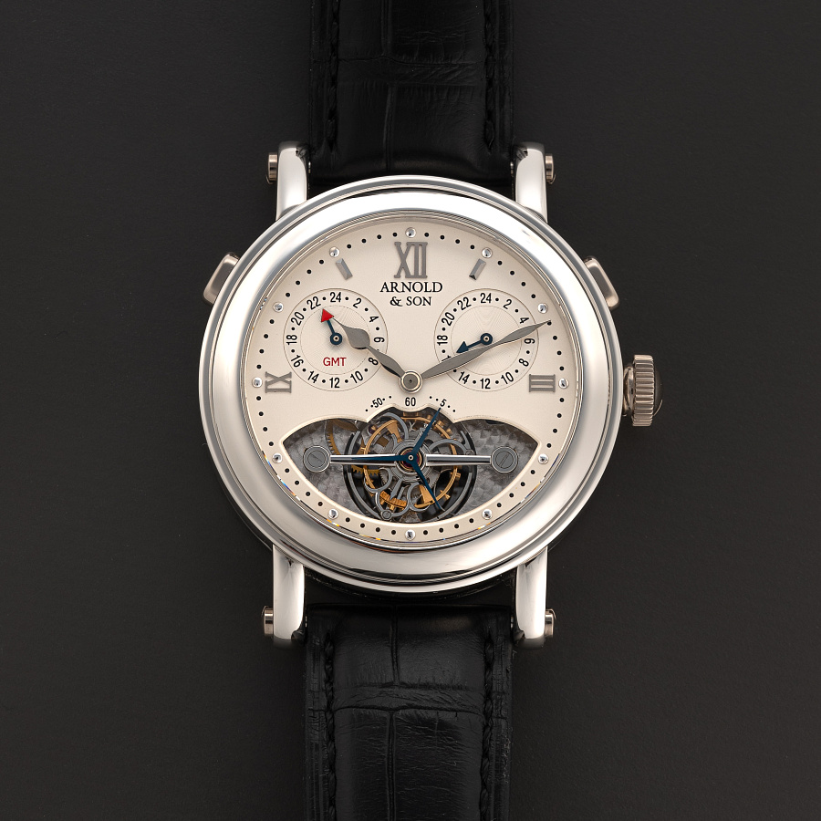 GMT II Tourbillon in Platinum by Christophe Claret
