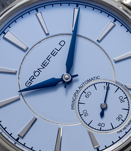 1941 Principia in Stainless Steel with Turquoise Dial															