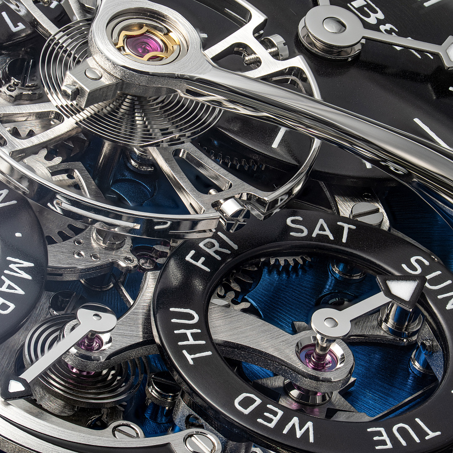 Legacy Machine Perpetual Calendar EVO in Zirconium with Blue Dial