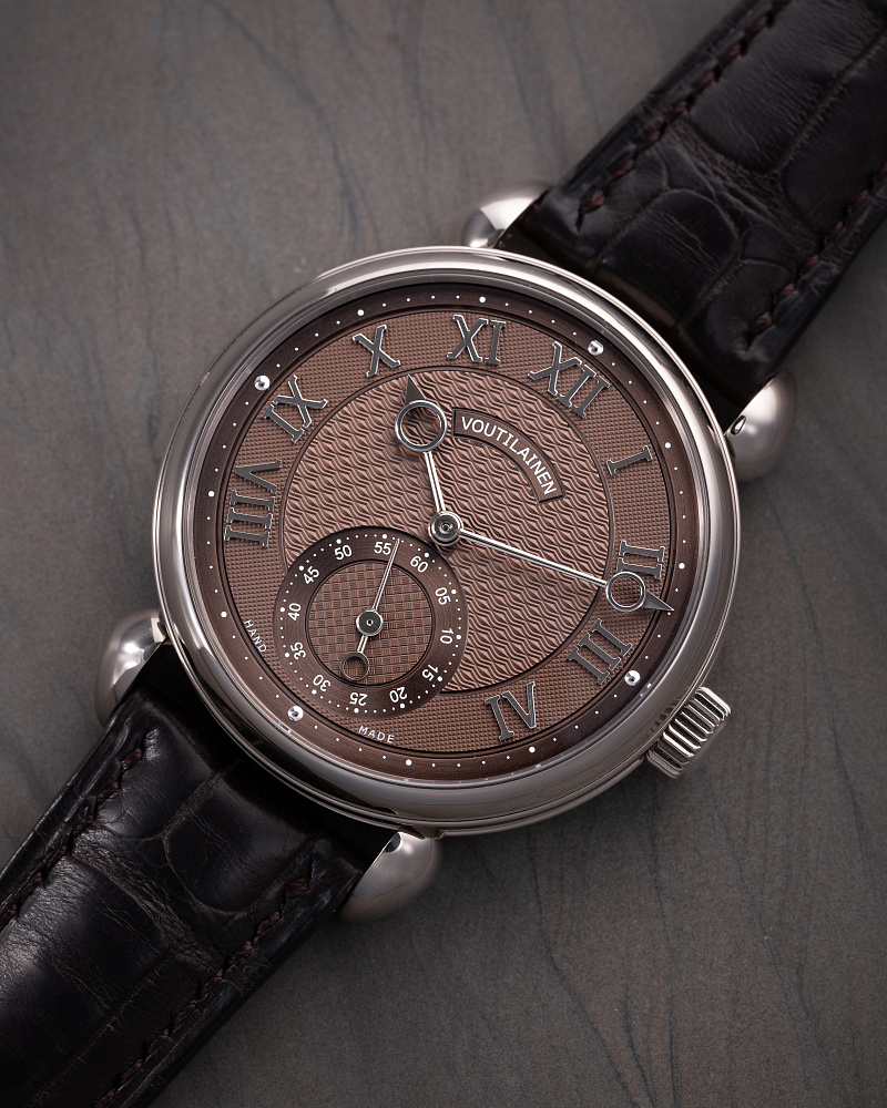 Vingt-8 in White Gold with "Havana" Dial with White Gold Movement from the first 50 ever made