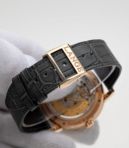 Lange 1 Perpetual Calendar in Rose Gold with Grey Dial