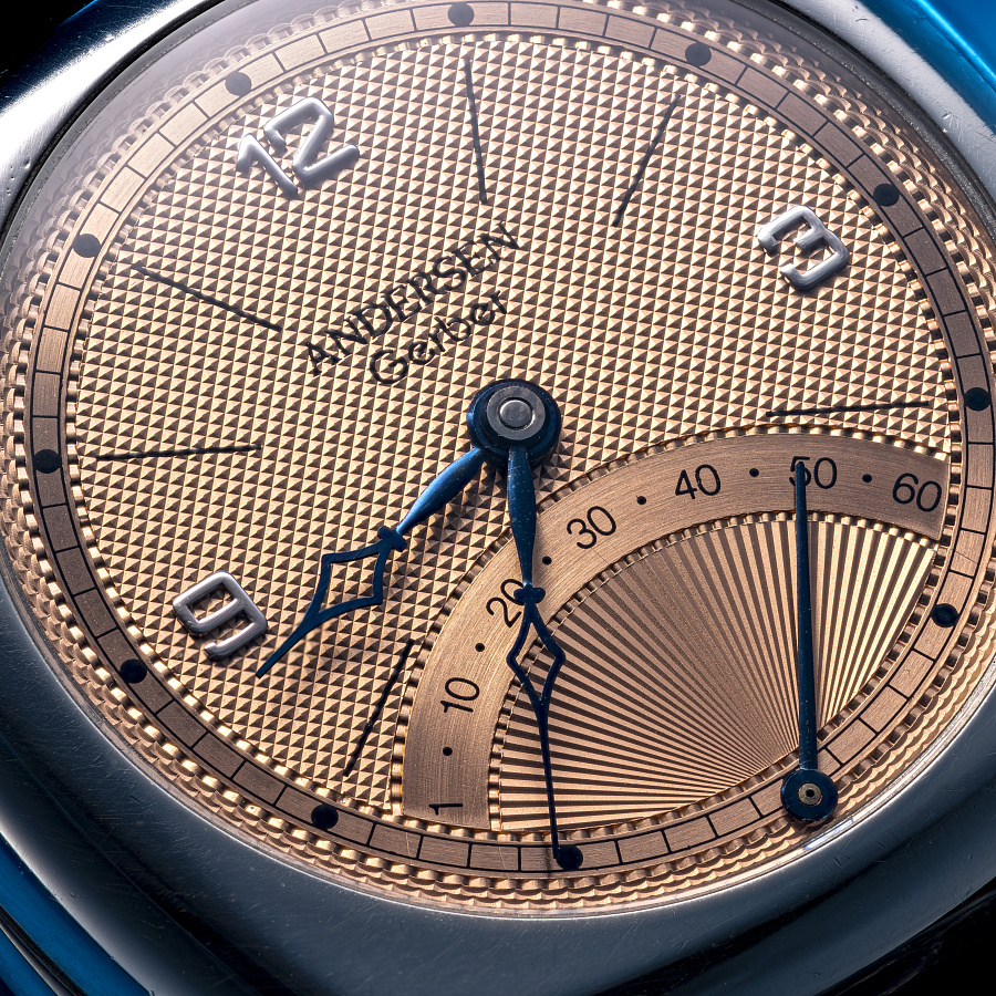 Minute Repeater and Retrograde Second in Platinum