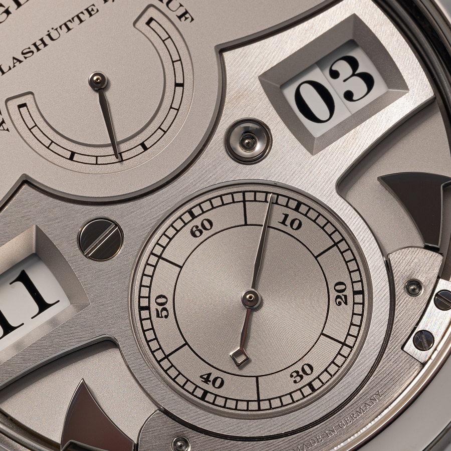 Zeitwerk Striking Time in Platinum
