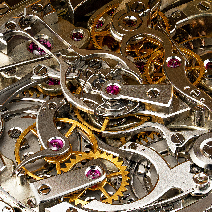 Grande & Petite Sonnerie with Minute Repeater and Rattrapante Lepine Pocket Watch in Yellow Gold made for Joseph Beecham