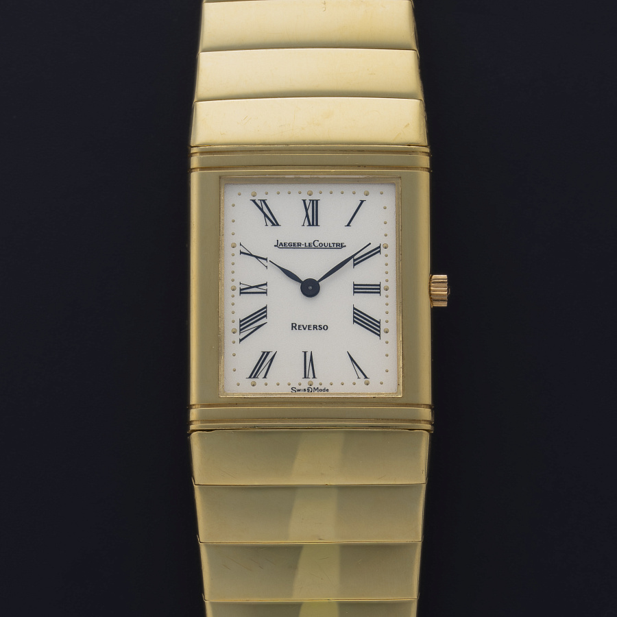 Reverso in Yellow Gold on a Bracelet