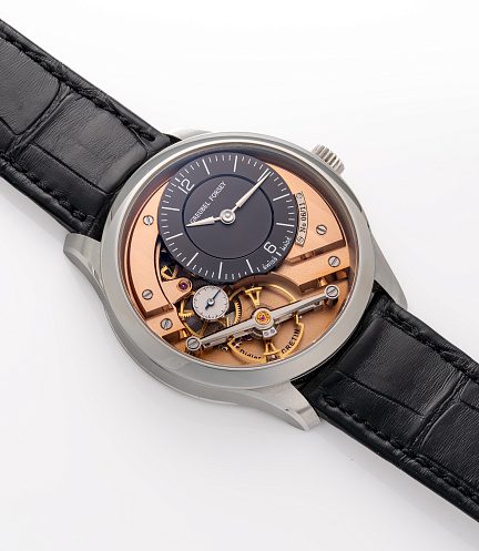Signature 1 in Stainless Steel with Salmon Dial and Black Sub-dial
