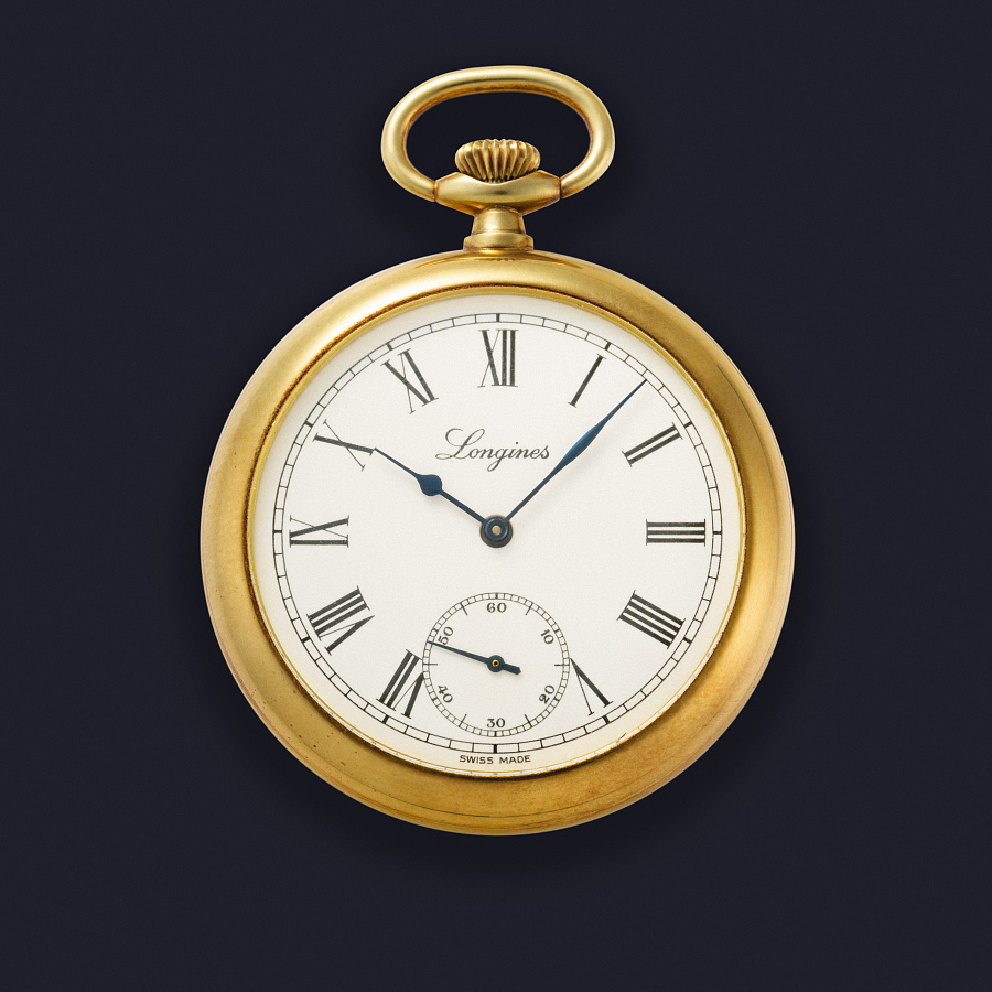 Lepine Pocket Watch with Enamel "El Cacharrero" by Francisco Goya