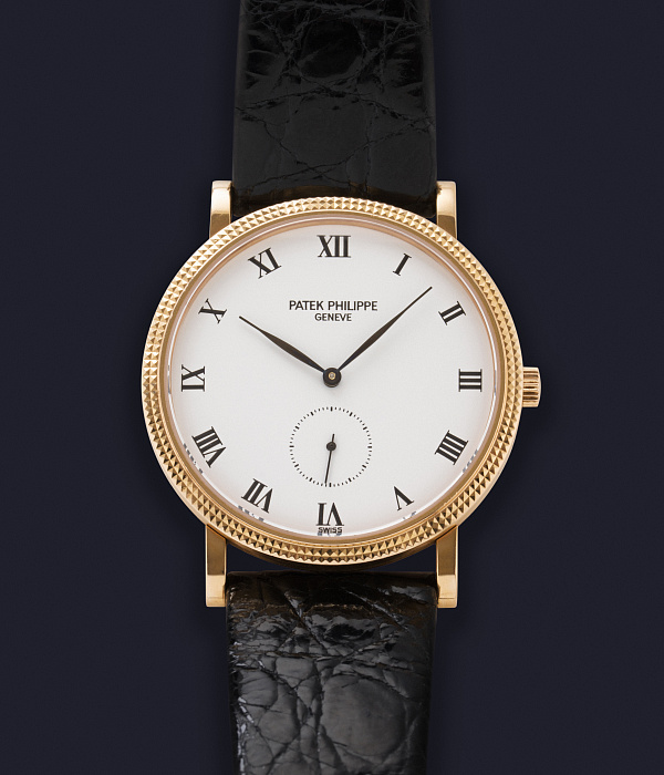 Calatrava with "Clous de Paris" in Rosegold